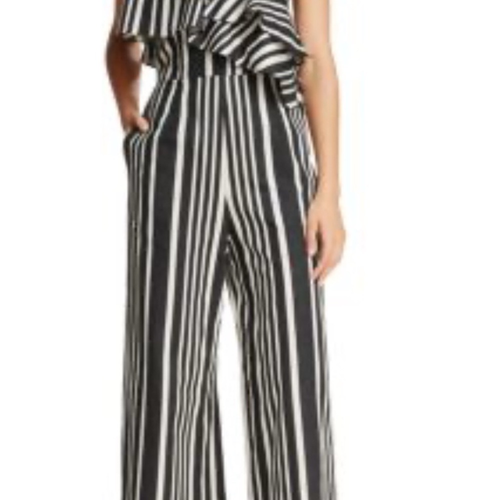 Alice & Olivia striped jumpsuit